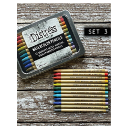 Ranger Tim Holtz Distress Watercolor Pencils 12 pc Kit 3 TDH76643 Tim Holtz