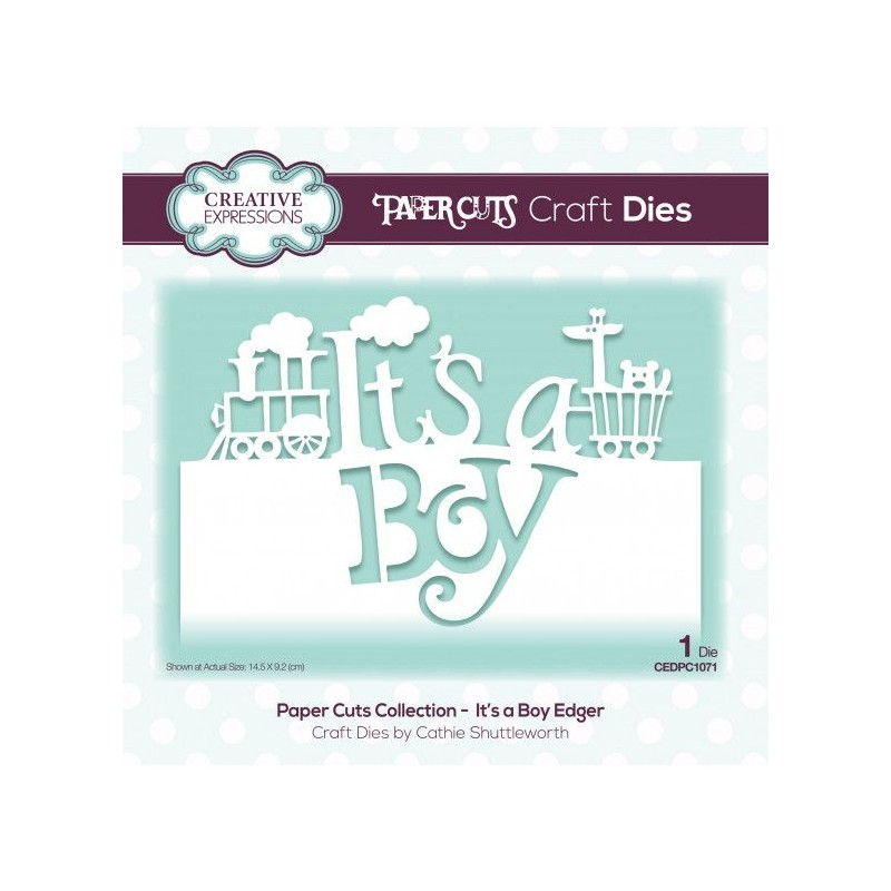 Creative Expressions DIE it's a boy edger