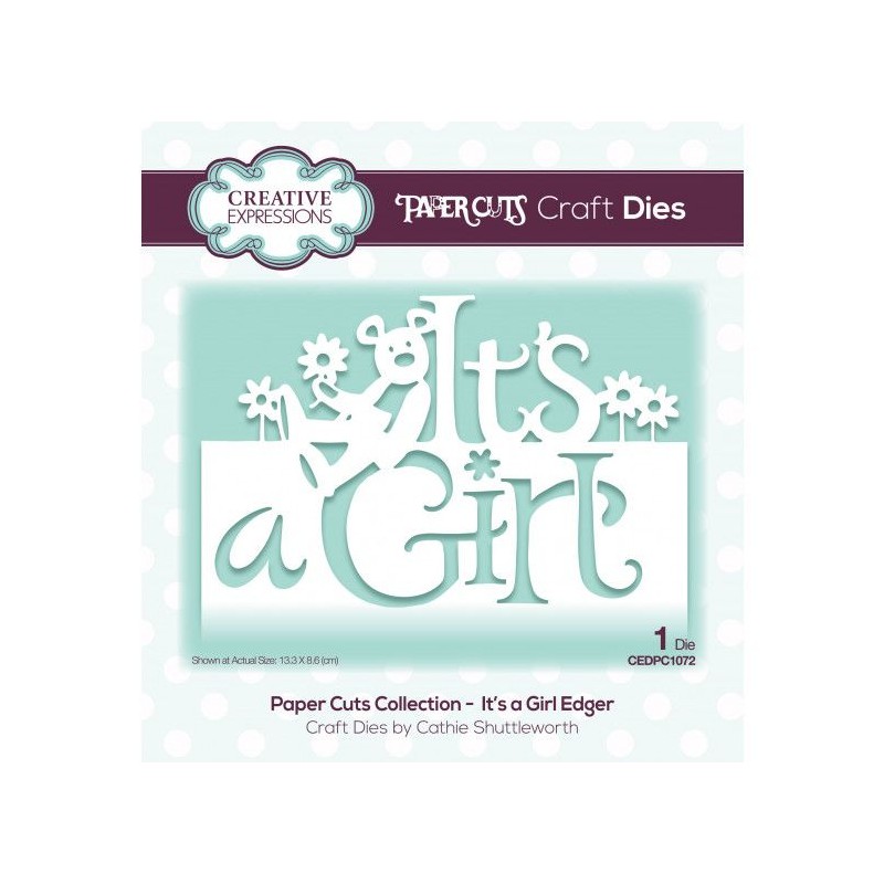 Creative Expressions DIE it's a girl edger
