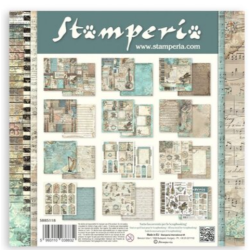 Stamperia Music 8x8 Inch Paper Pack SBBS118