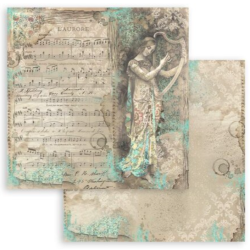 Stamperia Music 8x8 Inch Paper Pack SBBS118