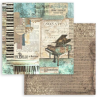 Stamperia Music 8x8 Inch Paper Pack SBBS118
