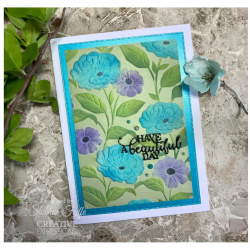 Creative Expressions Bold Blooms Companion Painting Stencil Set  2 Pack CEST131