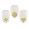 Vaessen Creative • Craft Punch Set Circle Heart Star 3pcs
