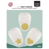 Vaessen Creative • Craft Punch Set Circle Heart Star 3pcs