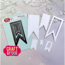 Craft&You Dies "Biscuit Pennants" CW333