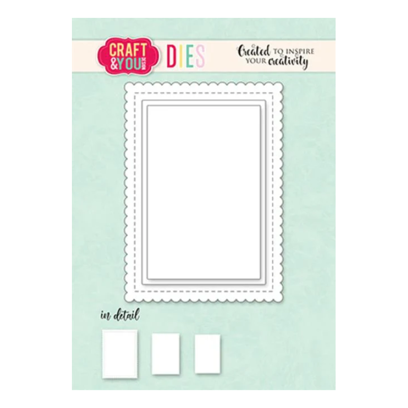 Craft&You Dies "ATC Bisciuit Frame" CW323