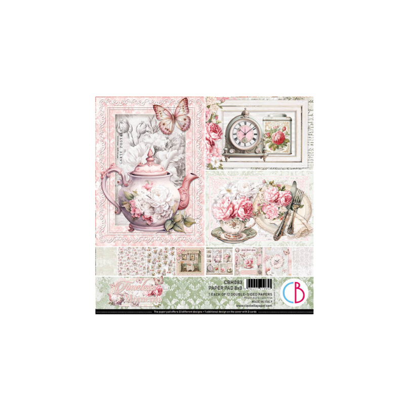 Ciao Bella 8x8 paper pad Timeless Moments