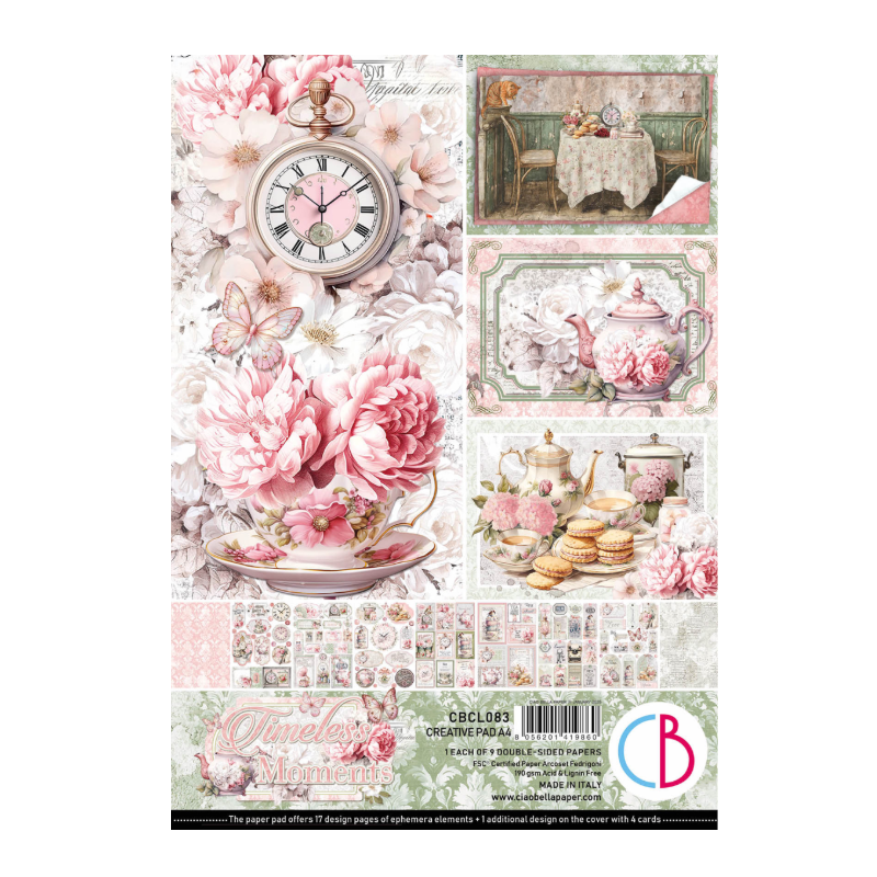 Ciao Bella A4 Creative pad Timeless Moments