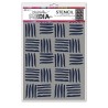 Ranger Dina Wakley A5 Mask Stencil Media Cross Hatch