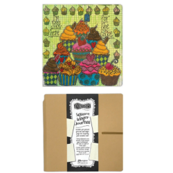 Ranger • Dylusions Multi Print Square Ledger Journal 22x23cm
