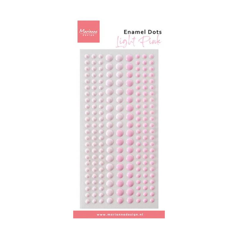Marianne Design Enamel Dots "Duotone Light Pink" PL4534
