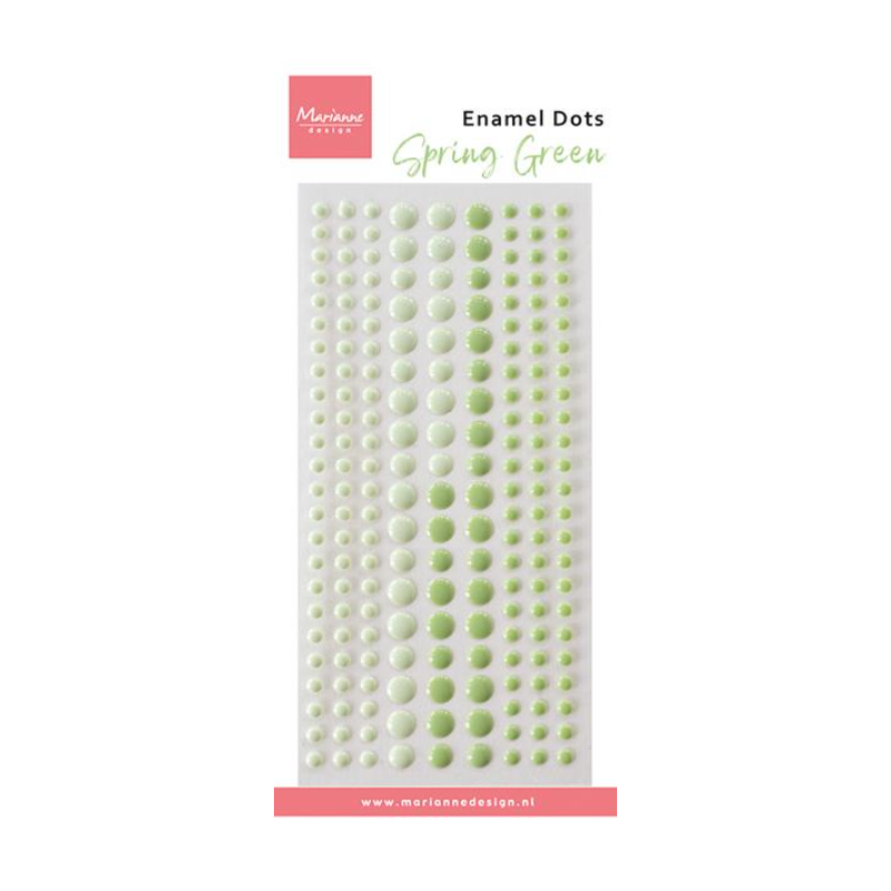 Marianne Design Enamel Dots "Duotone Spring Green" PL4533