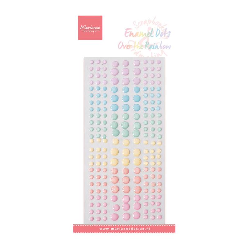 Marianne Design Enamel Dots "Over the rainbow" PL4532