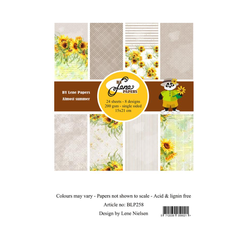 BY Lene A5 Paperpad "Almost summer" BLP258