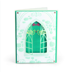 Sizzix 3-D Impresslits Embossing Folder - Wedding Window Katelyn Lizardi