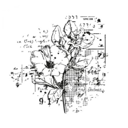 Sizzix • Framelits Die Set with Stamp Floral Mix Cluster 49 and Market