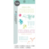 Sizzix • Clear Stamps Set Hello You Sentiments 13pcs 49 and Market