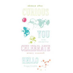 Sizzix • Clear Stamps Set Hello You Sentiments 13pcs 49 and Market