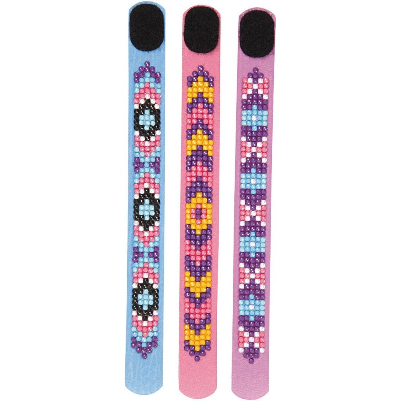 Diamond Dotz,Armband 3 st stl. 15,5x10x3,2 cm