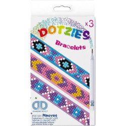 Diamond Dotz,Armband 3 st stl. 15,5x10x3,2 cm