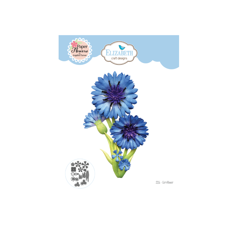 Elizabeth Craft Spring Awakening Dies Cornflower ( 2216 )