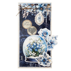 Studio Light • 8x8 Frozen Flowers Paper Pad Backgrounds