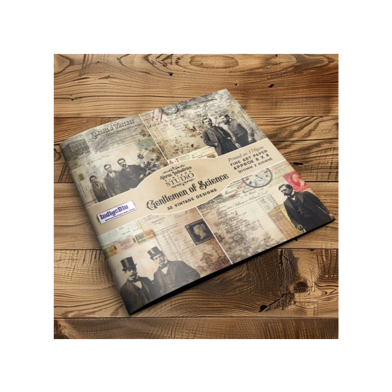 IndigoBlu Gentlemen of Science 8x8 Inch Paper Book (IND1335)