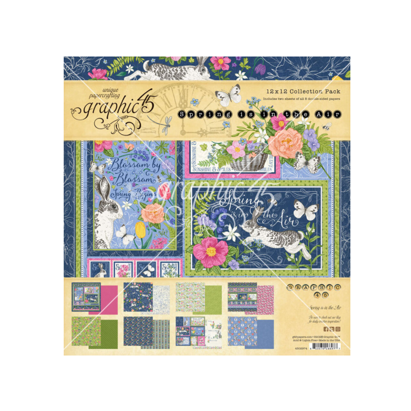 Graphic 45 Spring is in the Air 12x12 Inch Collection Pack (4502974)