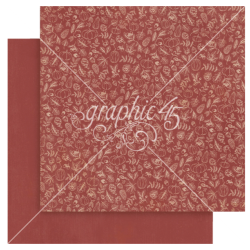 Graphic 45 Autumn Greetings 12x12 Inch Patterns & Solids Pack (4502900)