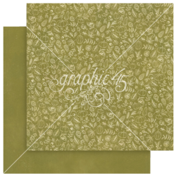 Graphic 45 Autumn Greetings 12x12 Inch Patterns & Solids Pack (4502900)