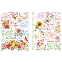 Graphic 45 Season to Celebrate Rub-On Transfers (4502958)