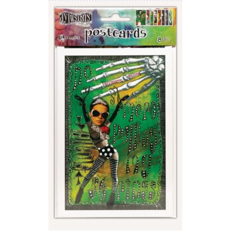 Ranger Dylusions postcard image set 3