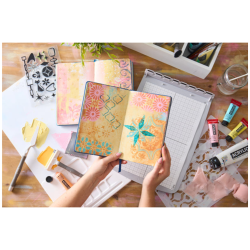 Sizzix Clear Stamp Set - Geometric (18 dies plus 3 stencils) 666760
