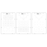 Sizzix Clear Stamp Set - Geometric (18 dies plus 3 stencils) 666760