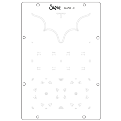 Sizzix Clear Stamp Set - Geometric (18 dies plus 3 stencils) 666760