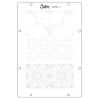 Sizzix Clear Stamp Set - Geometric (18 dies plus 3 stencils) 666760