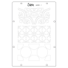 Sizzix Clear Stamp Set - Geometric (18 dies plus 3 stencils) 666760