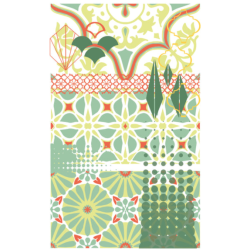 Sizzix Clear Stamp Set - Geometric (18 dies plus 3 stencils) 666760