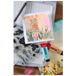 Sizzix Clear Stamp Set - Nature (17 dies plus 3 stencils)