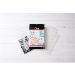 Sizzix Clear Stamp Set - The Visiter (6 dies plus 3 stencils)