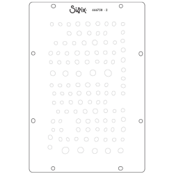 Sizzix Clear Stamp Set - The Visiter (6 dies plus 3 stencils)