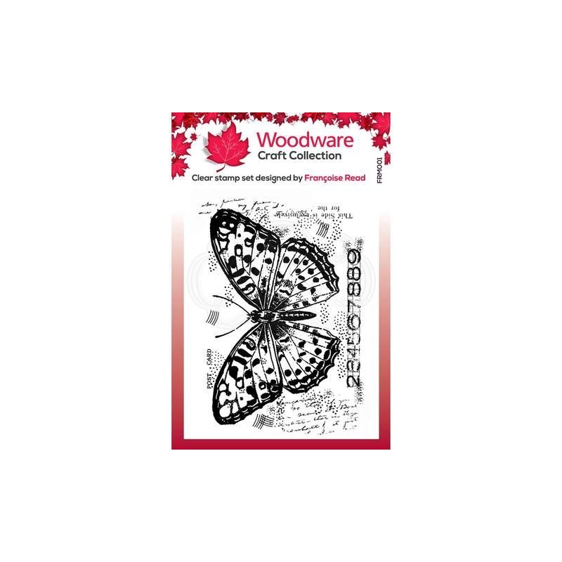 Woodware Clear stamp MINI "Butterfly" 9,6x6,6cm