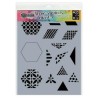 Ranger Dylusions STOR Stencils 1 1/2 Inch Quilt - LARGE