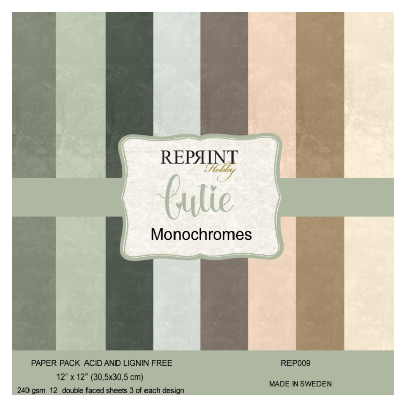 Reprint Monochromes 12x12 Cutie