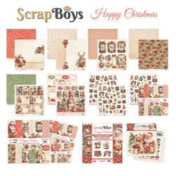 Scrapboys 6x6 Happy Christmas Papper pad