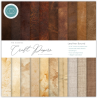 Craft Consortium Essential Craft Papers 6x6 Inch Paper Pad Leather Bound CCEPAD035B
