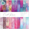 Craft Consortium Craft Papers 12x12 Inch Paper Pad Grunge - Mid Tones CCEPAD032