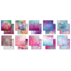 Craft Consortium Craft Papers 12x12 Inch Paper Pad Grunge - Mid Tones CCEPAD032