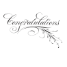 Spellbinders Copperplate Congratulations Press Plate BP-099